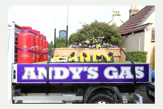 Andrew Christopher Criddle "Andy Gas" funeral.